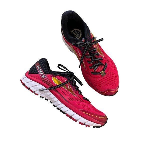 Brooks Women's Sz 8 Pink Ghost 9 Lace Up Running Shoes - Picture 1 of 9